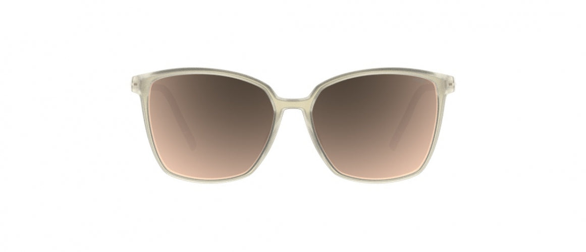 8530 - IVORY / BROWN - Glossy Caramel Mirror