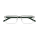 004 - Gunmetal/Green - Transparent