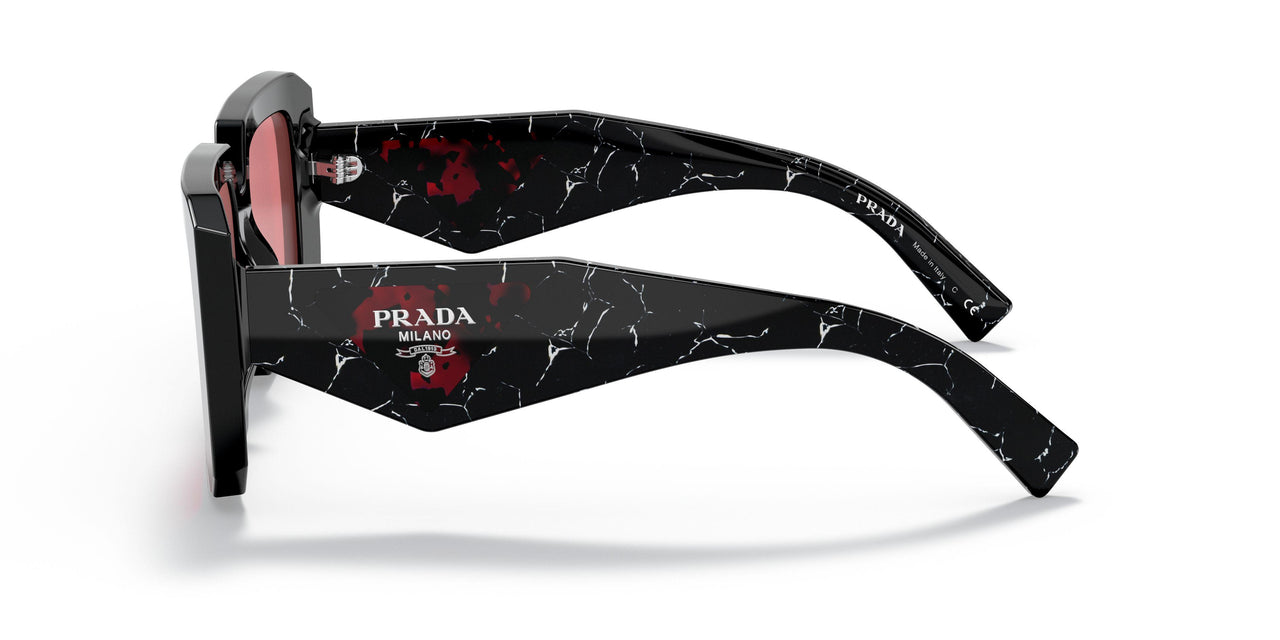 1AB06Q - Black - Red Mirror Silver Internal