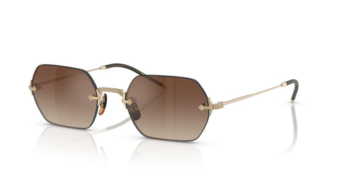 5035Q1 - Gold - Dark Brown Gradient Mirror