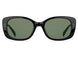 0807-QT - Black - Green Lens