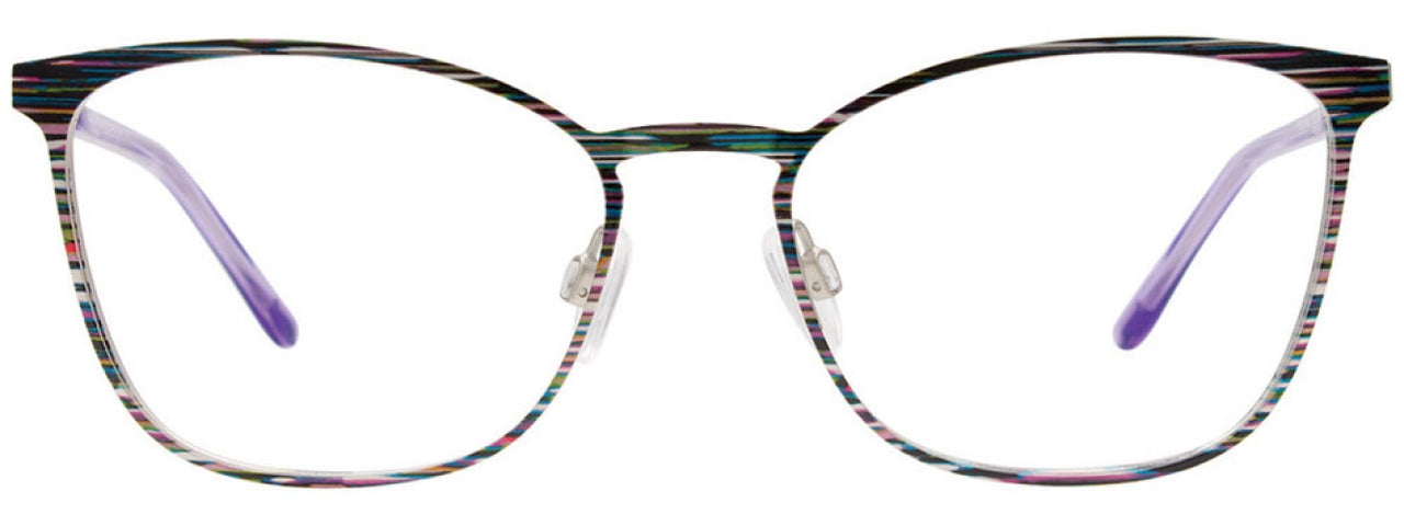 80 - Purple & Multicolor Stripes