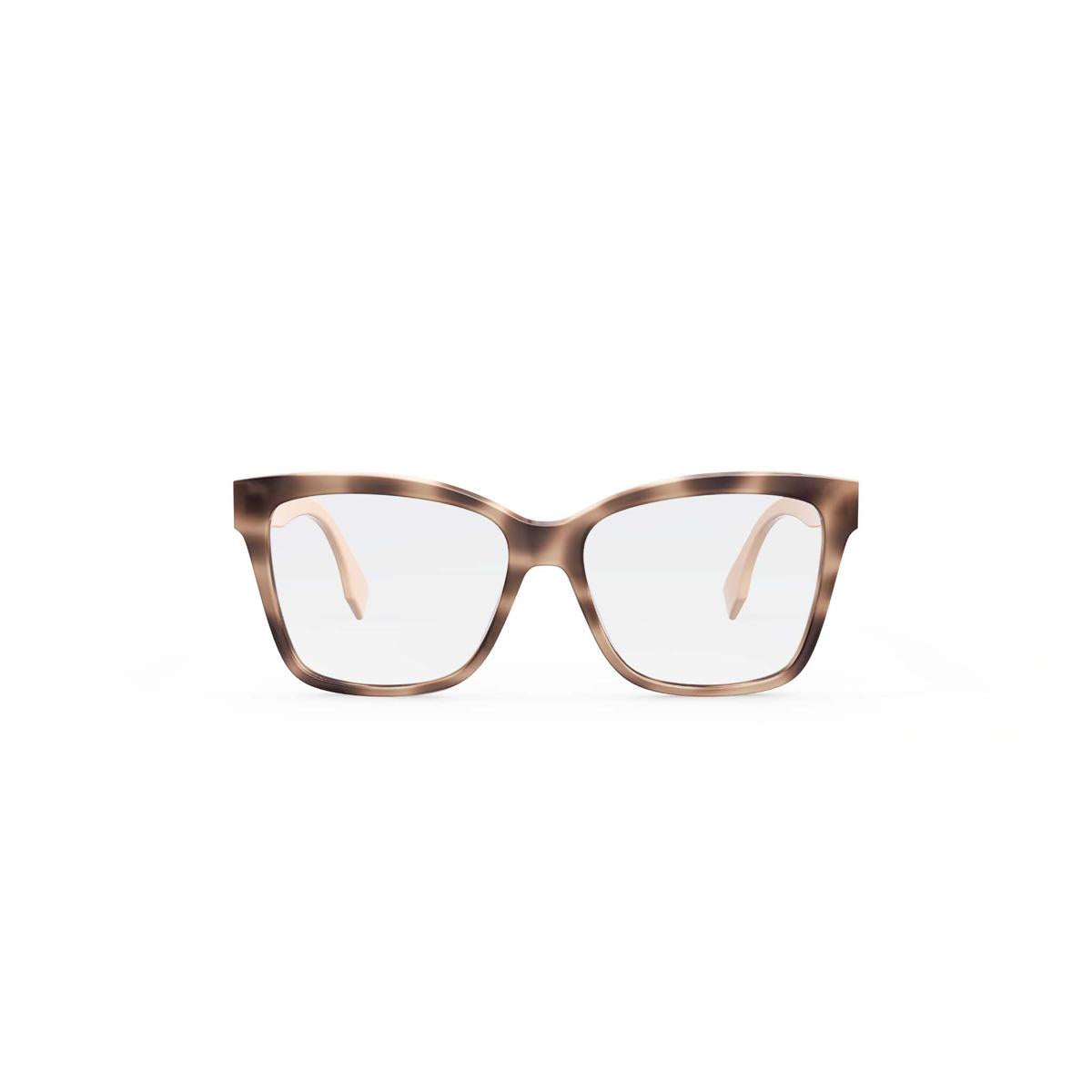 055 - Shiny Brown Pink Havana - Clear