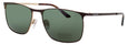 2100 - Matte Red - Dark Green Polarized
