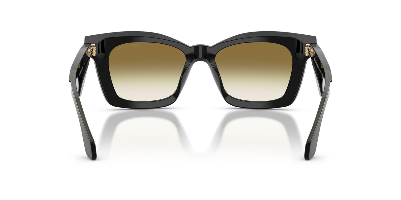 50018E - Black - Clear Gradient Dark Green