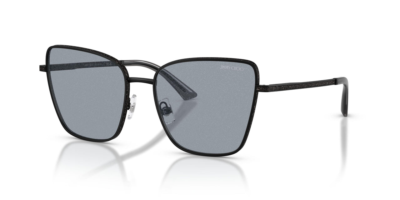 30014R - Black - Dark Grey Glitter