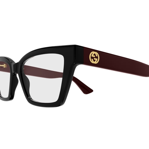 011 - Black/Burgundy - Transparent