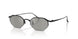 34046G - Black - Light Grey Mirror Silver