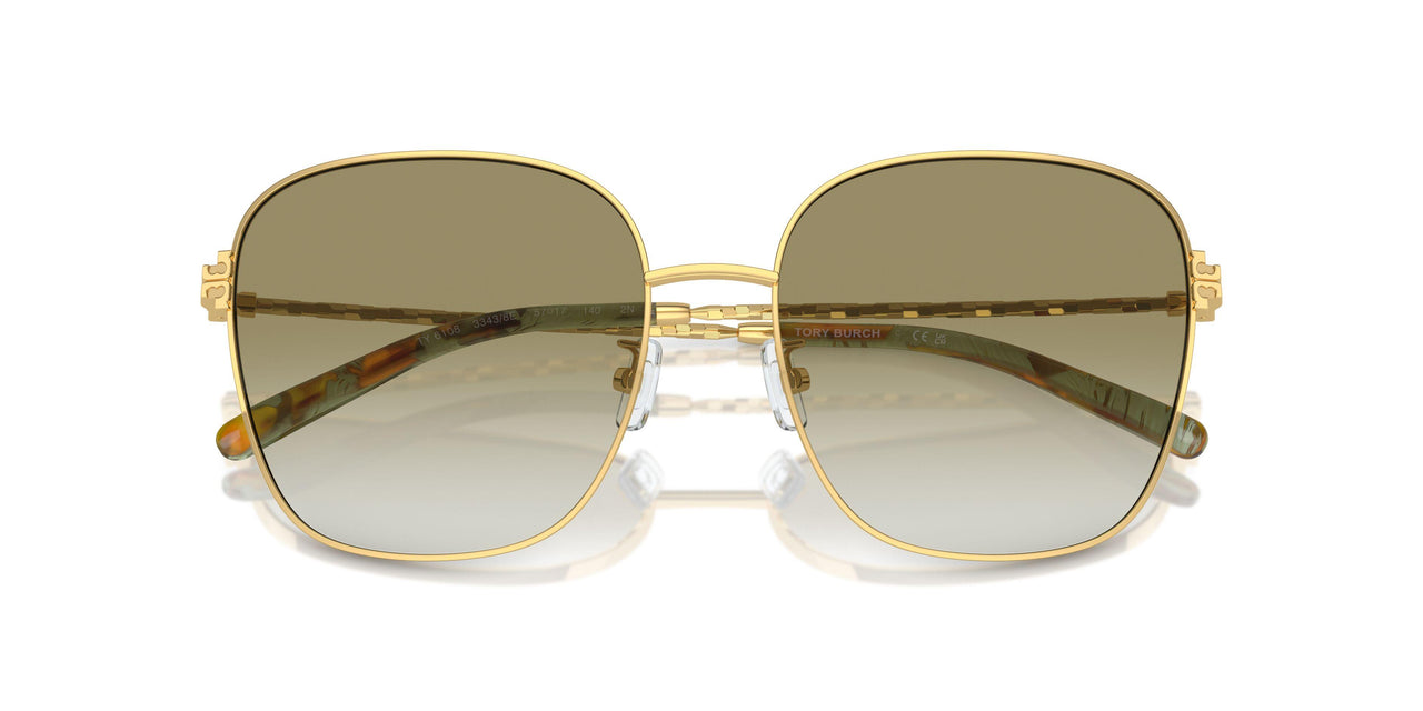 33438E - Gold - Clear Gradient Dark Green