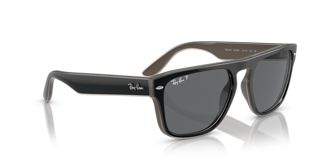 673381 - Black & Light Grey & Transparent Grey - Dark Grey