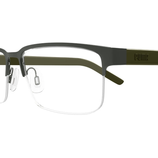 004 - Gunmetal/Green - Transparent