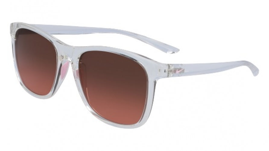 NWT Nike PASSAGE EV1199 Crystal Clear Rectangle 55mm Sunglasses Nike Dark grey Square Men main image 4