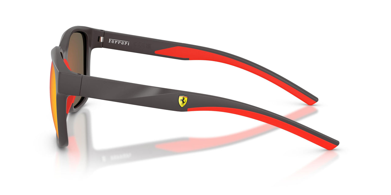528/6Q - Grey - Red Gold Mirror