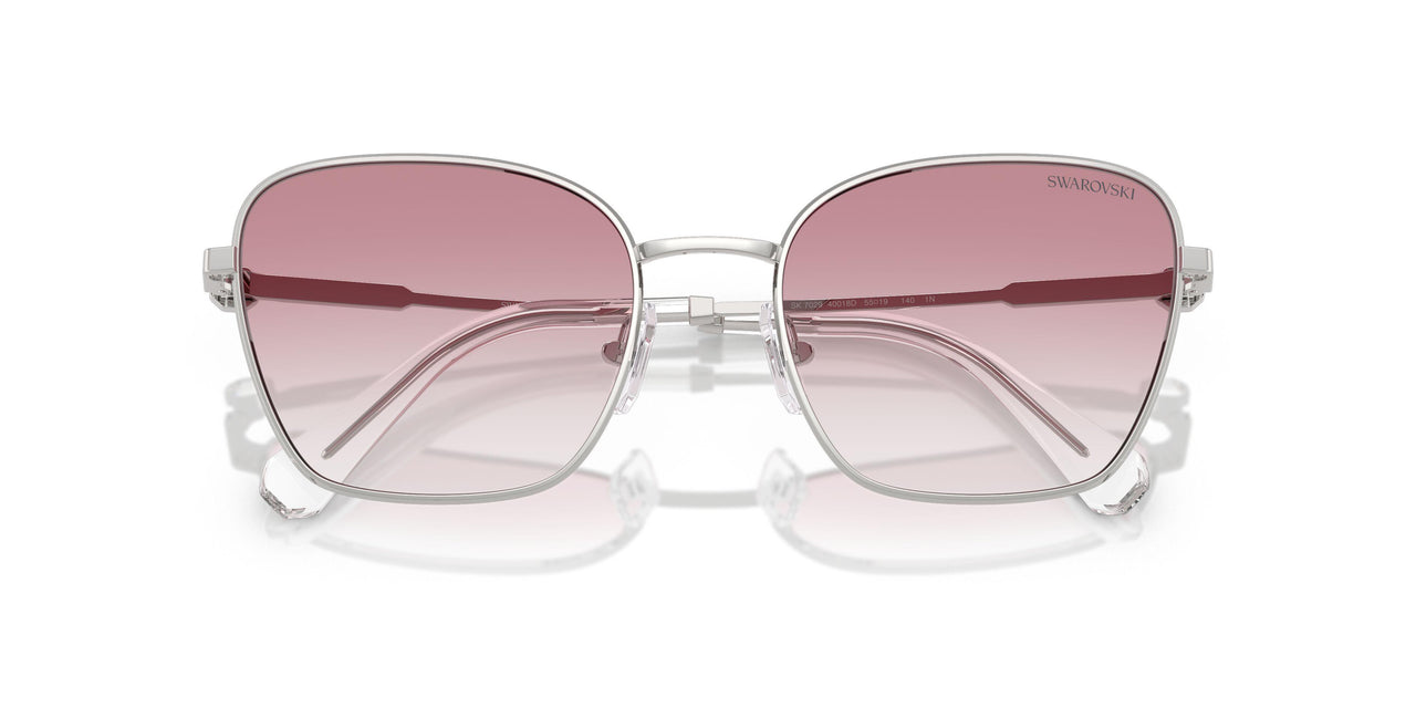 40018D - Silver - Clear Gradient Pink