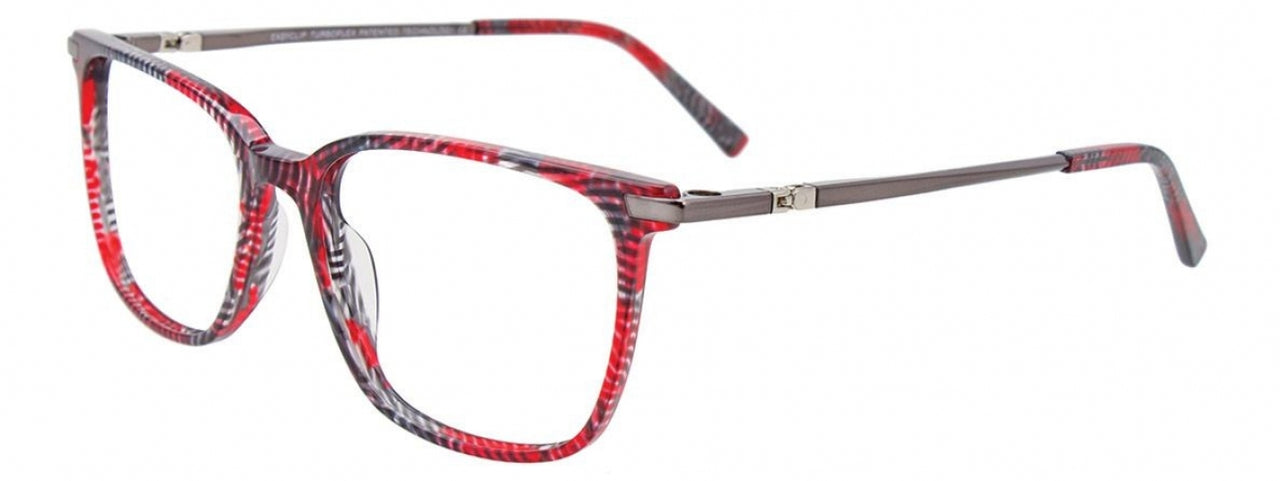 30 - Red & Black & Grey Marbled/Shiny Dark Steel