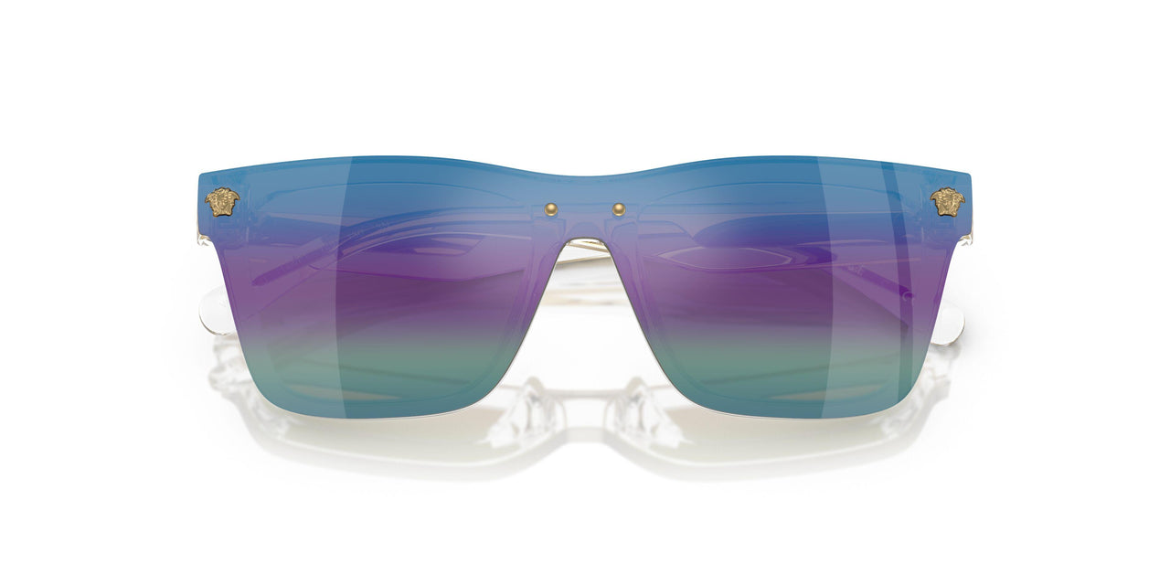 148/P1 - White - Dark Brown Mirror Rainbow
