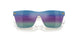 148/P1 - White - Dark Brown Mirror Rainbow