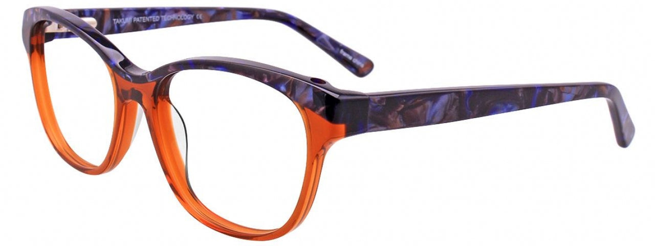 10 - Crystal Orange & Marbled Pearl Blue