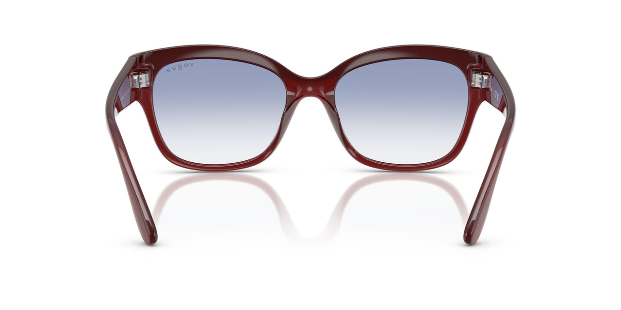 322119 - Red - Clear Gradient Light Blue