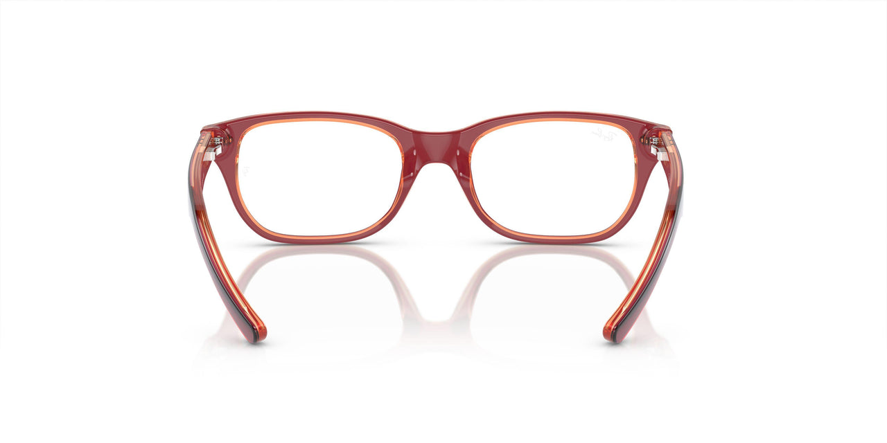 3947 - Top Red & Violet & Orange - Clear