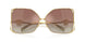 1002B8 - Gold - Gradient Brown Mirror Silver