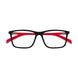 001 - Black/Red - Transparent