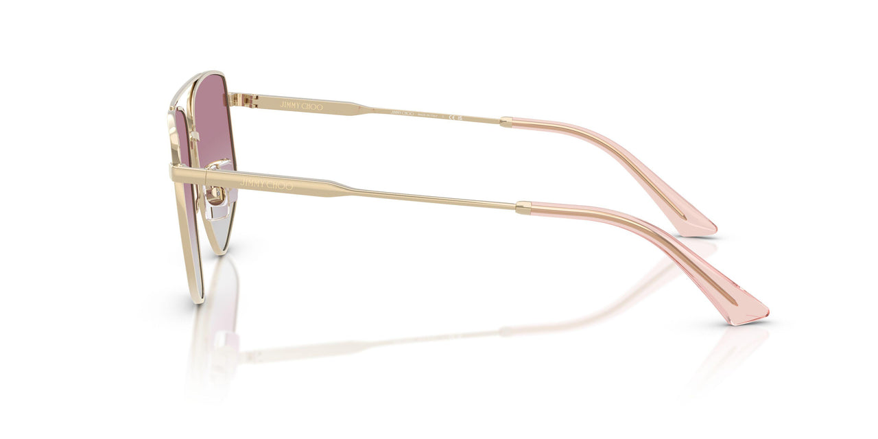 300658 - Gold - Clear Gradient Fuxia Mirror Silver