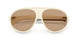 500263 - White - Light Brown Solid