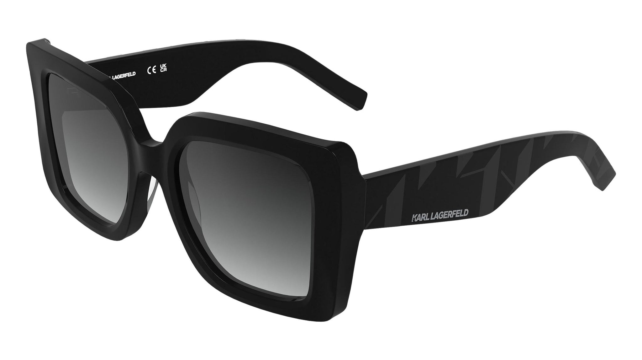 Karl Lagerfeld Black Sunglasses Slim aviator sunglasses | Black | Men | KARL LAGERFELD NL main image 4