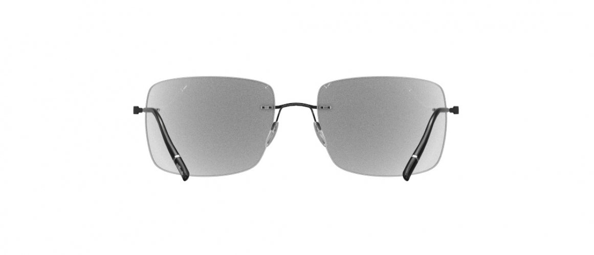9040 - Pure Black - SLM Silver Mirror Gradient