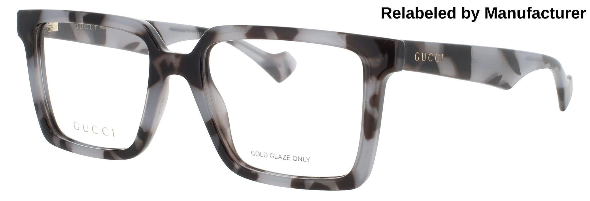Gucci GG1540O Eyeglasses Grey Acetate Gucci GG1540O Rectangle Glasses | Fashion Eyewear US main image 2