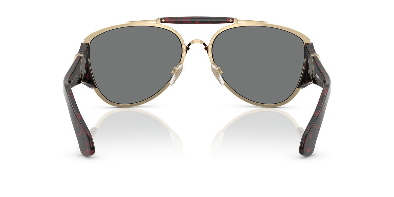 1109AI - Gold - Dark Grey Tampo Silver
