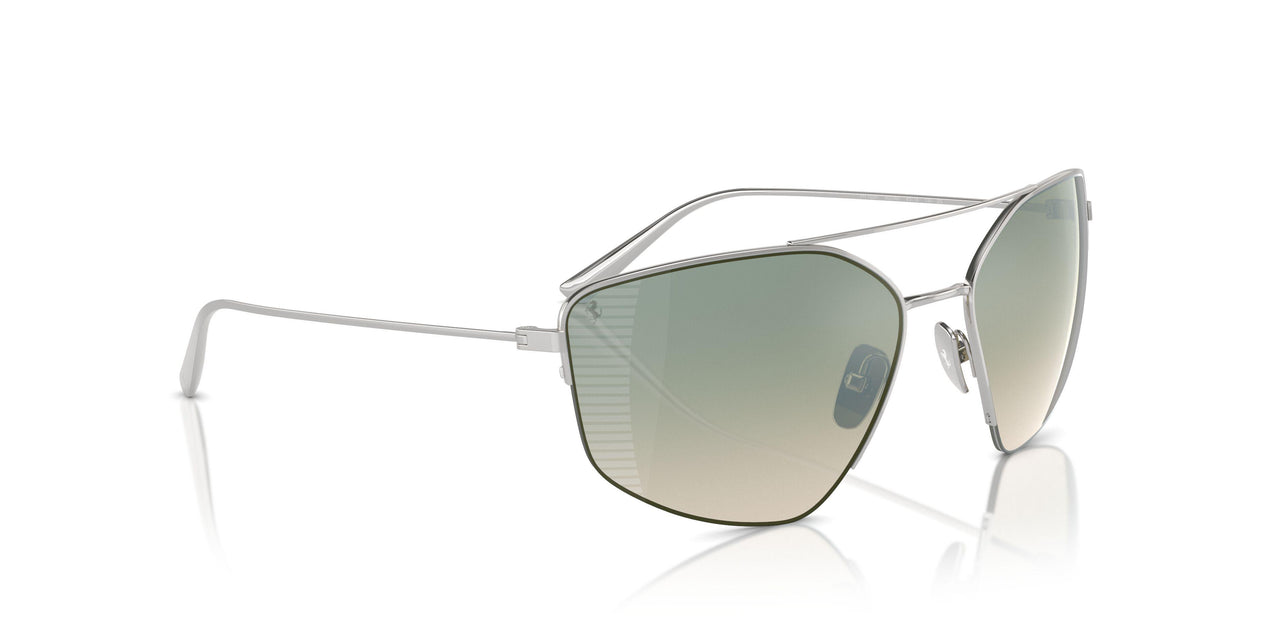 303/W0 - Silver - Gradient Green Mirror