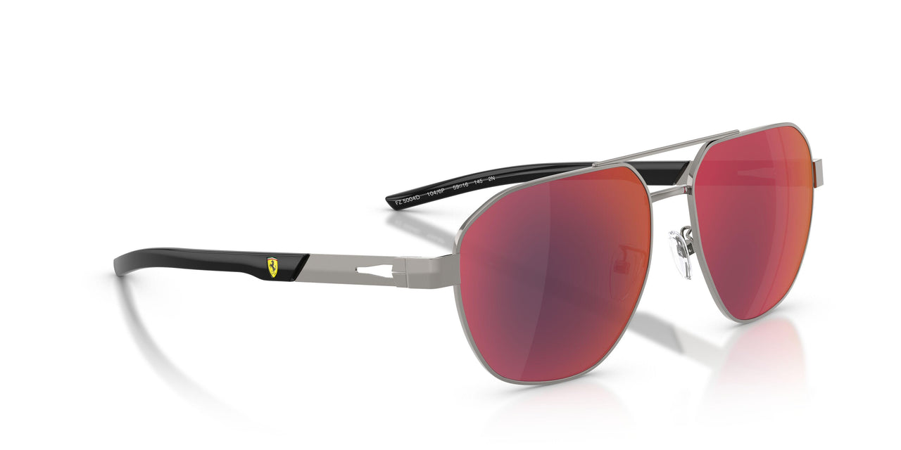 104/6P - Grey - Black Red Mirror