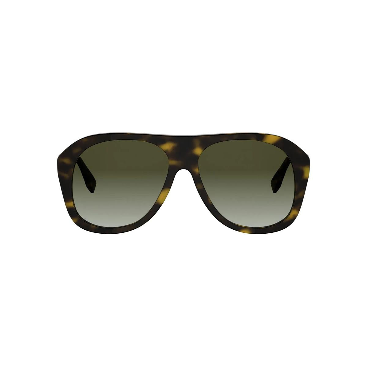 52P - Shiny Dark Havana - Gradient Green
