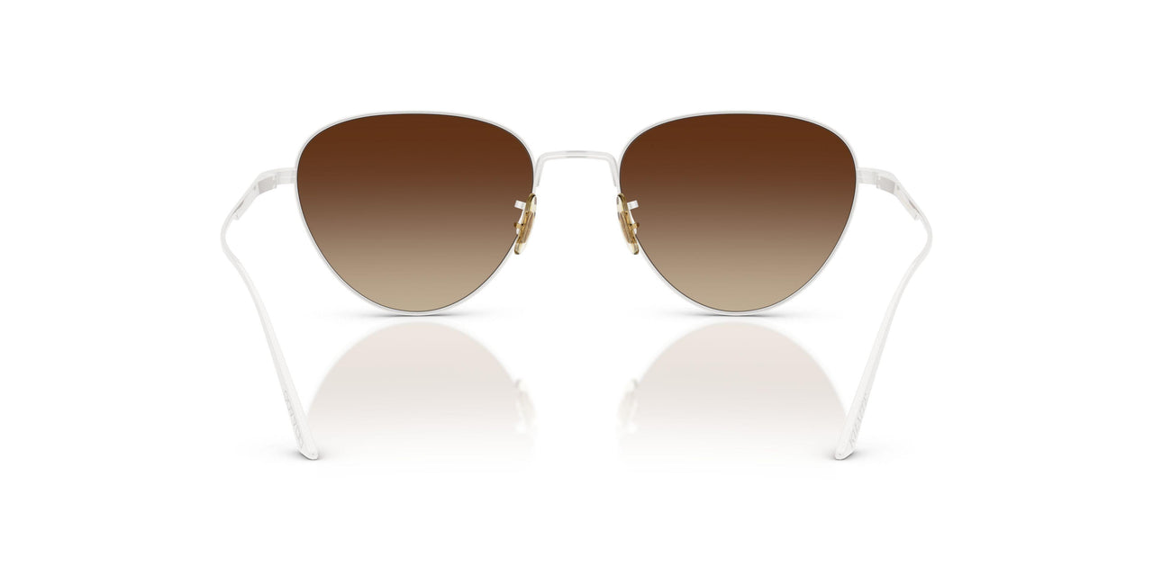 5535Q1 - White - Dark Brown Gradient Mirror