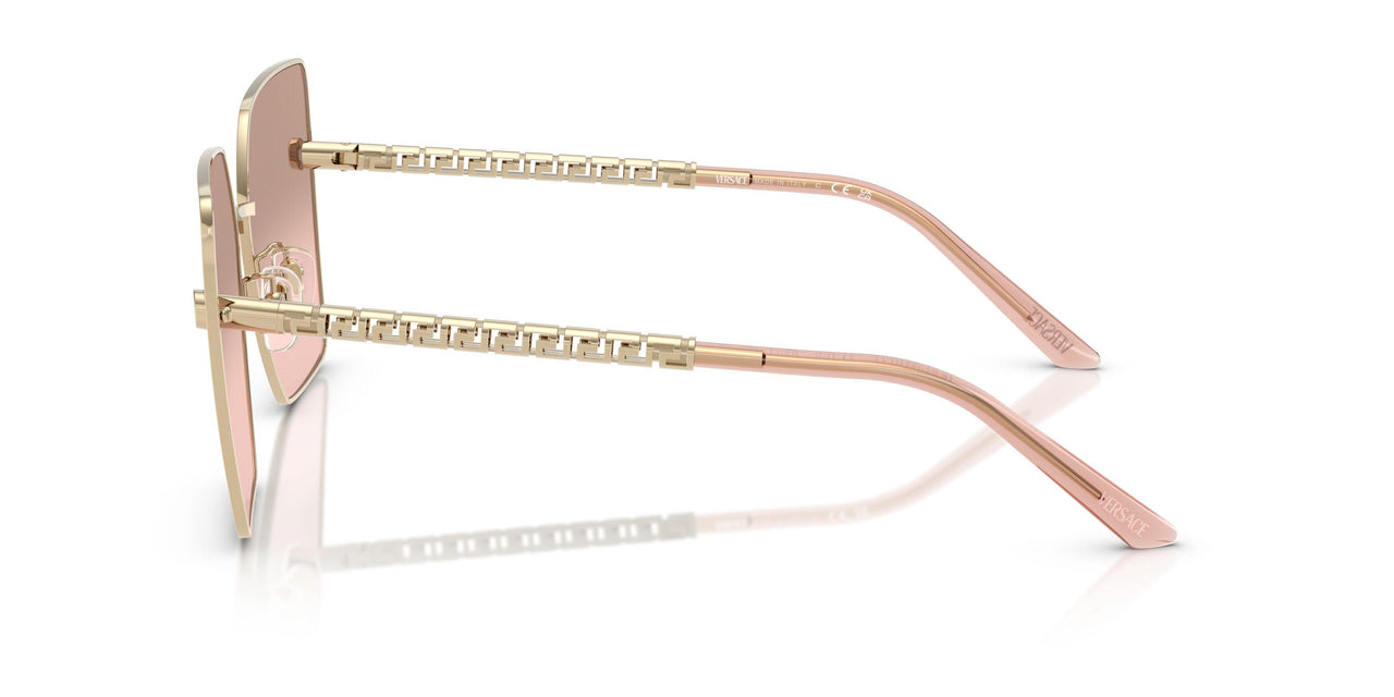 12527E - Gold - Light Pink Mirror Gradient Silver