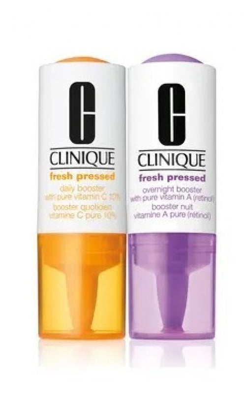 Clinique Fresh Pressed Clinical Daily + Overnight Boosters With Pure Vitamins C
