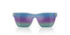 148/P1 - White - Dark Brown Mirror Rainbow