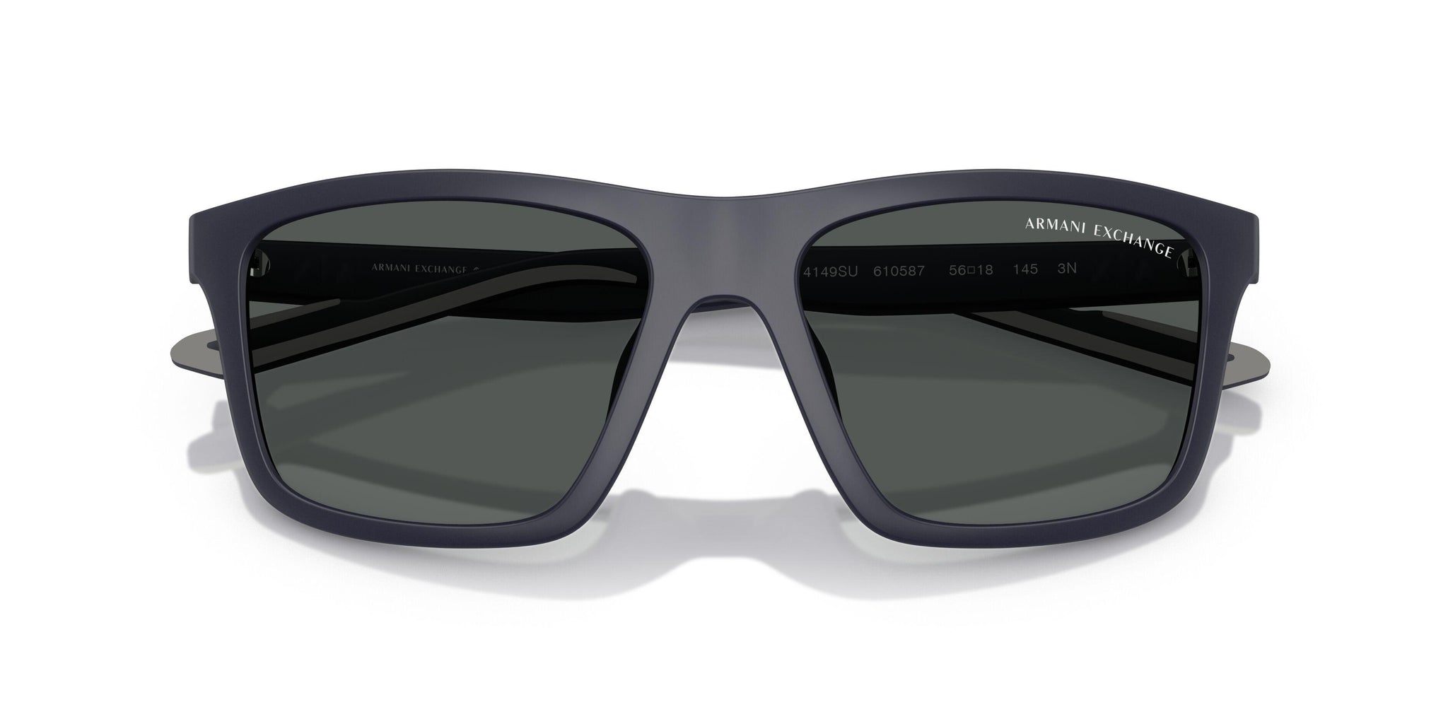 Ray-Ban & Armani Exchange サングラス Armani Exchange AX4080SF L (57 - 19) with Black lenses and Black