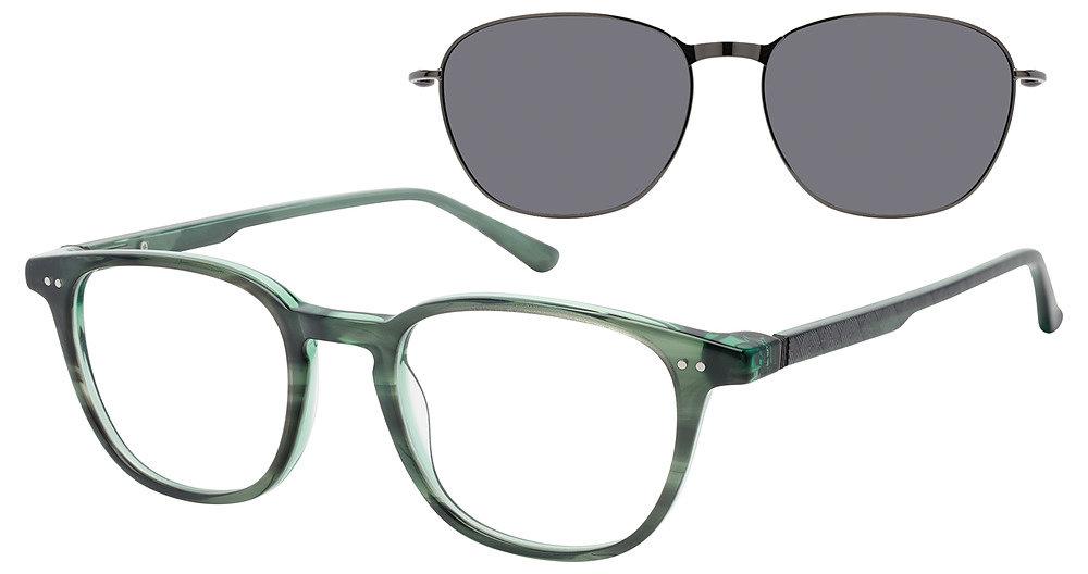 Revolution REV-JEREMY-w/Clip Eyeglasses