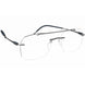 Silhouette Purist Color Groove Demo Rimless 5561 Eyeglasses