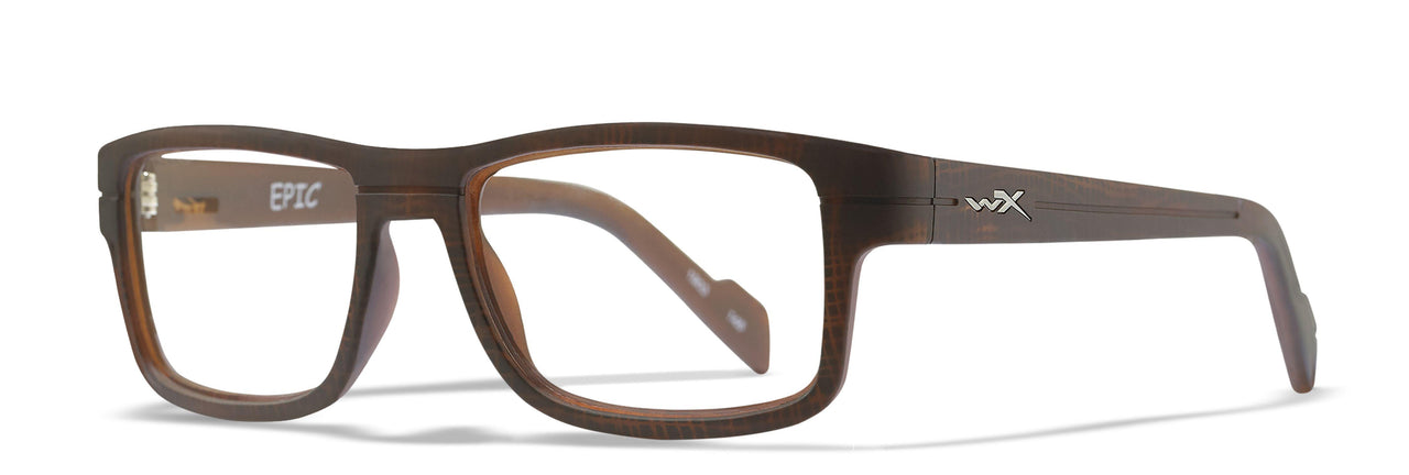 WSEPC04 - Matte Hickory Brown Frame - Clear