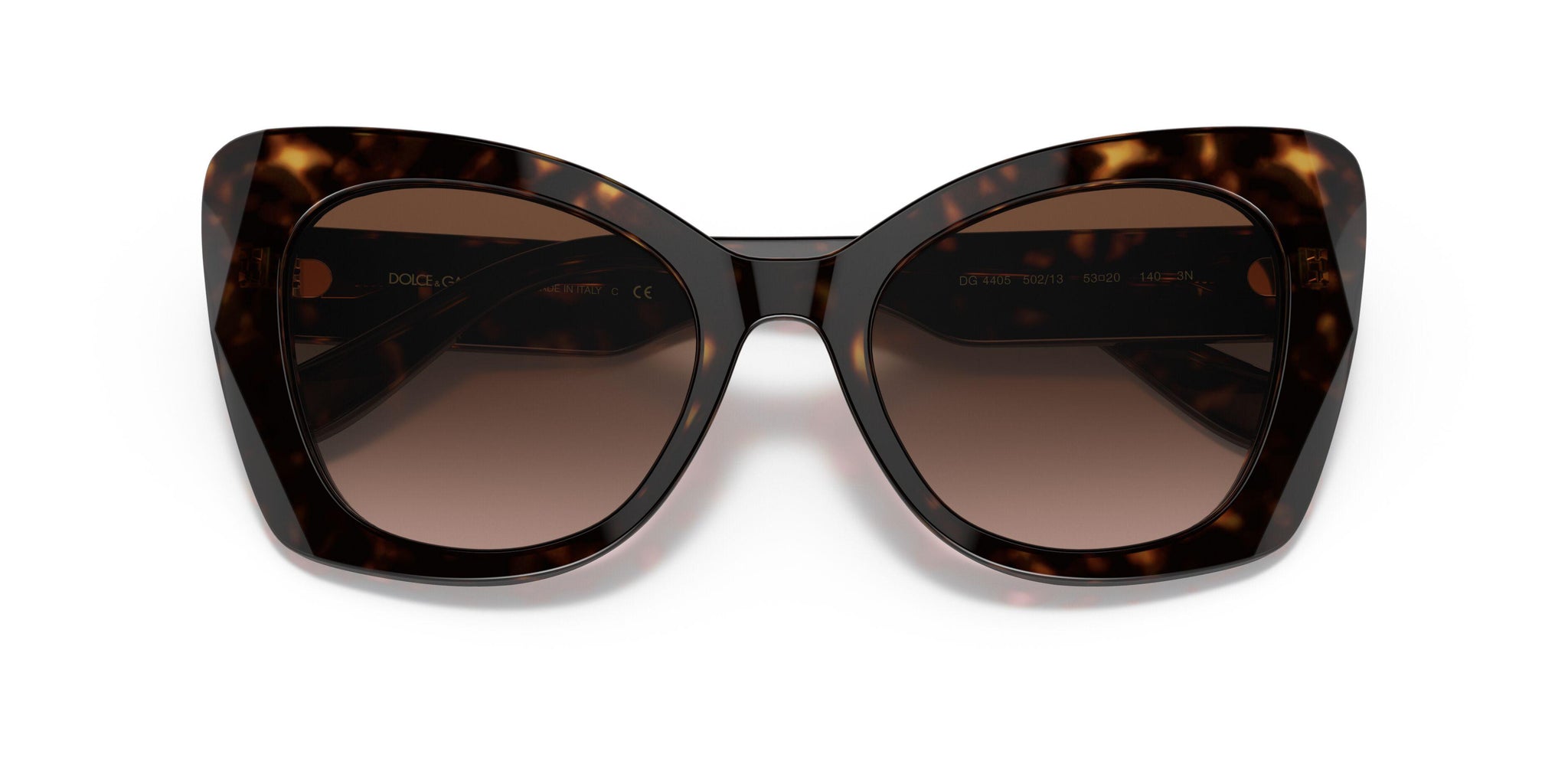 New Authentic Dolce & Gabbana DG 4405 502/13 tortoise Sunglasses NEW DOLCE & GABBANA SUNGLASSES DG 4405 502/13 HAVANA/BROWN  main image 3