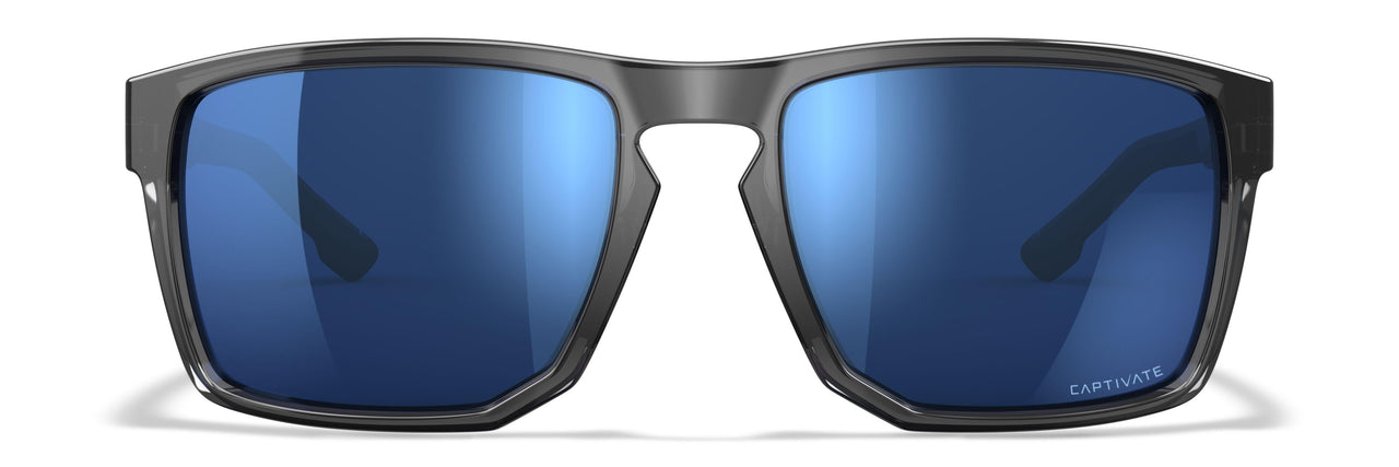 AC6FND09 - Captivate Pol Blue Mirror/gloss Crystal Grey Frame - Captivate Polarized Blue Mirror
