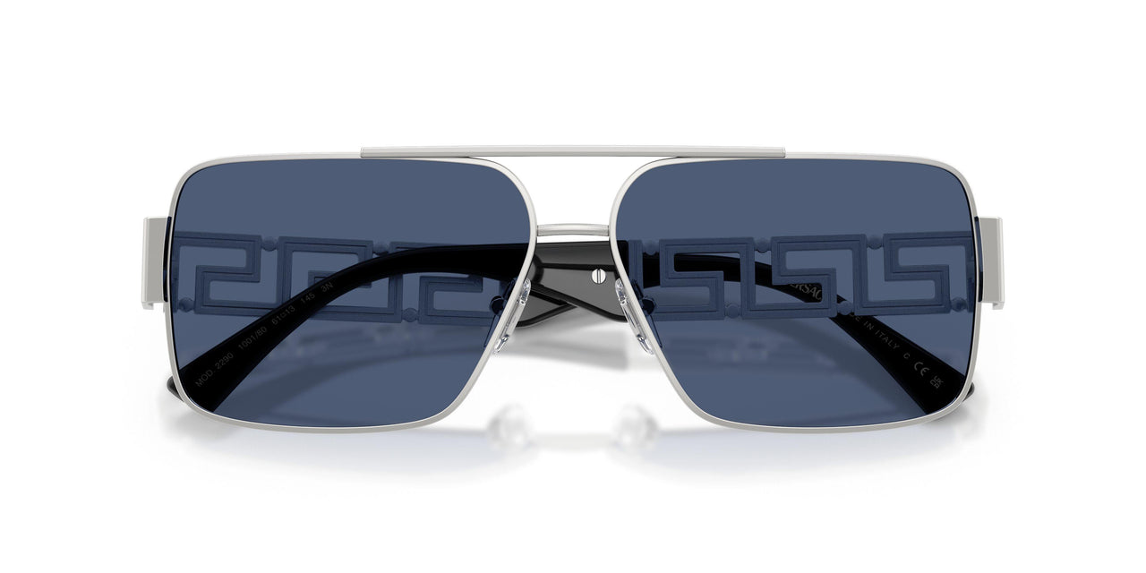 100180 - Silver - Dark Blue