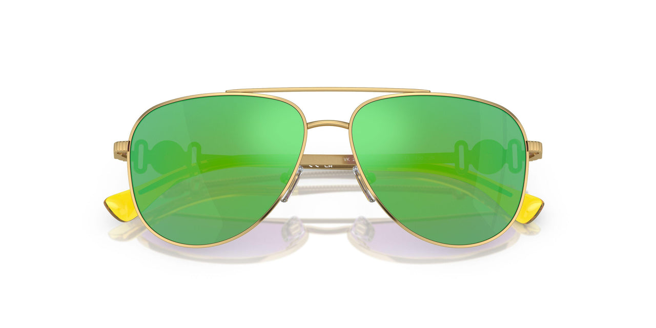 10023R - Gold - Light Green Mirror Green