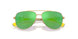 10023R - Gold - Light Green Mirror Green