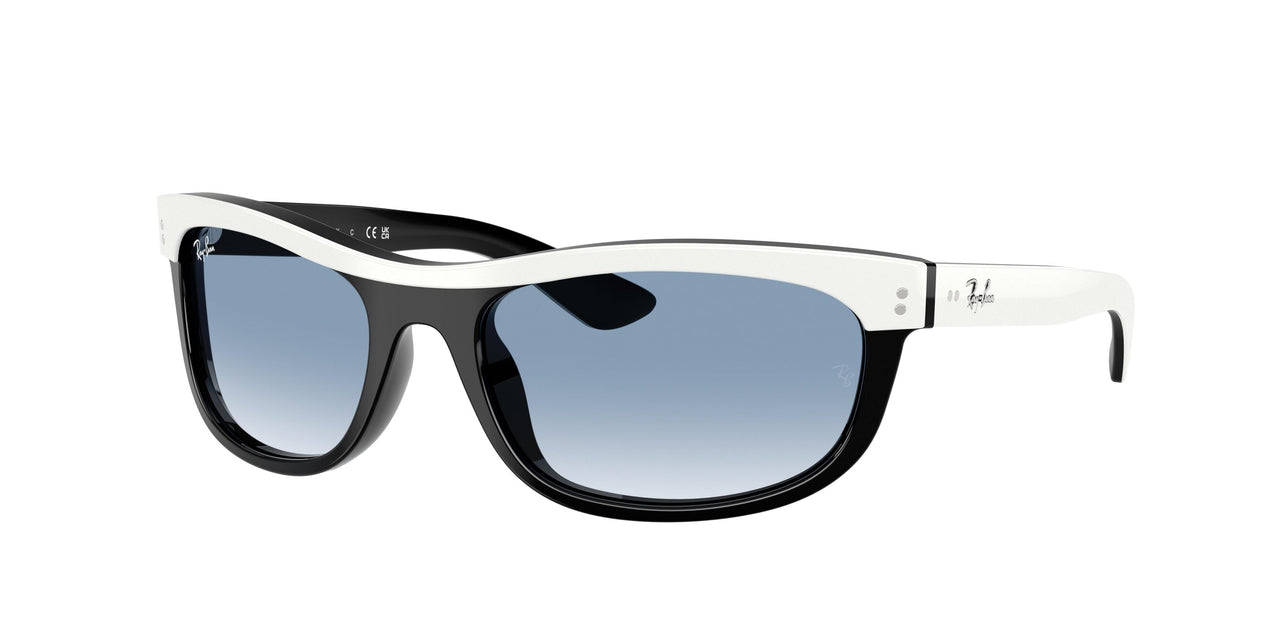 14443F - White - Clear Gradient Blue