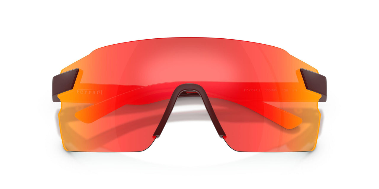 530/M5 - Bordeaux - Dark Grey Mirror Red/yellow